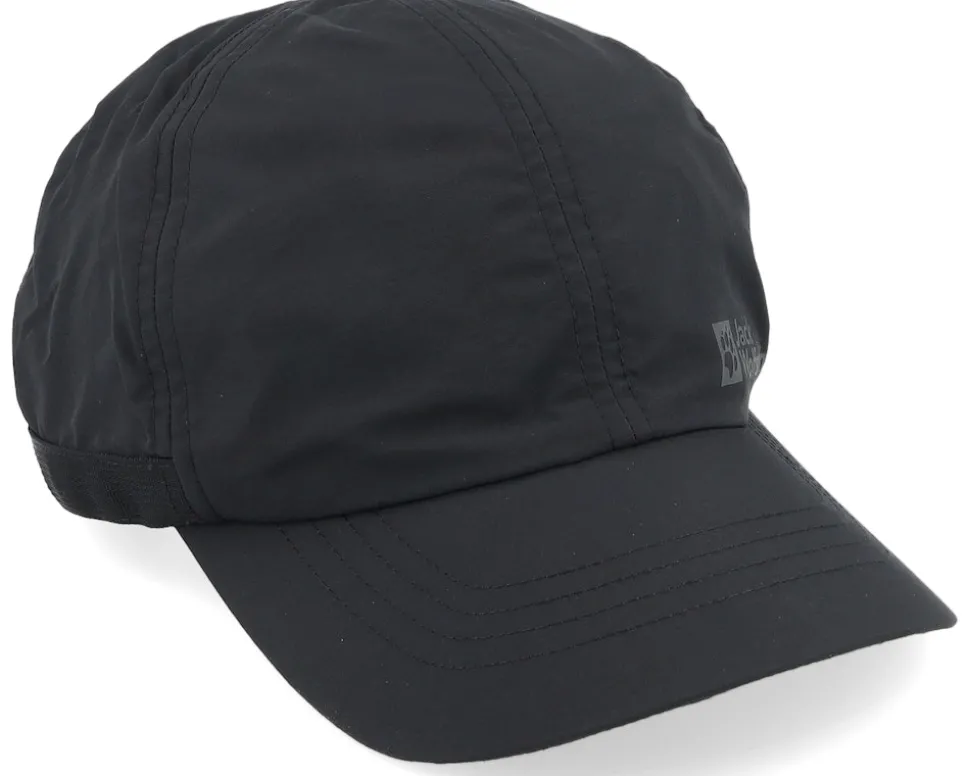 Strap Cap Black Dad Cap - Jack Wolfskin