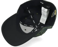 Stretch Hat Embossed Tiger Mountain Camo Green Flexfit - Oakley