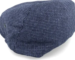 Stripe Blue Flat Cap - City Sport
