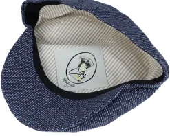 Stripe Blue Flat Cap - City Sport