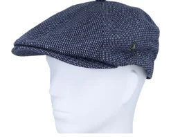 Stripe Blue Flat Cap - City Sport