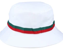 Stripe White Bucket - Flexfit