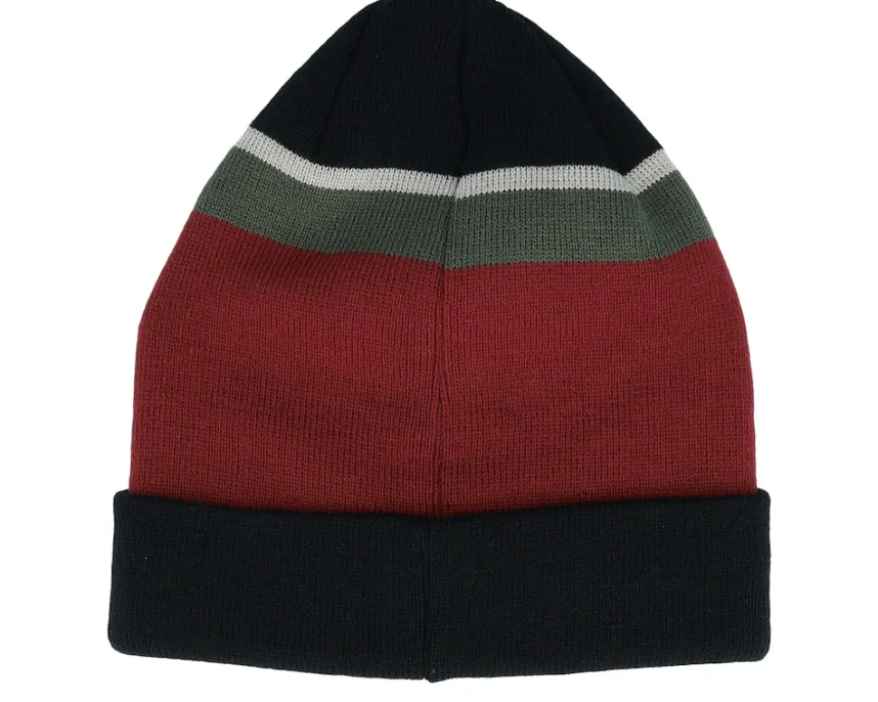 Striped Beanie Dark Grey Cuff - Reell