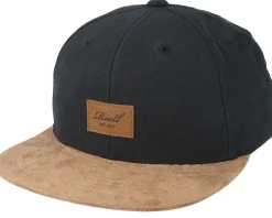 Suede Black Snapback - Reell