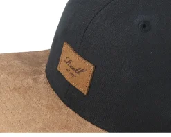 Suede Black Snapback - Reell