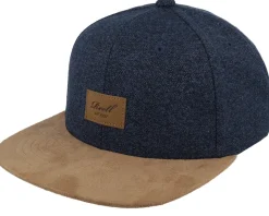 Suede Blue Speckle Snapback - Reell