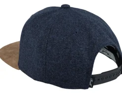 Suede Blue Speckle Snapback - Reell