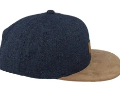 Suede Blue Speckle Snapback - Reell