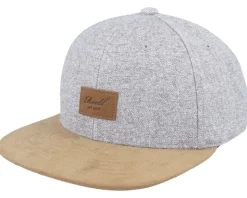 Suede Cap Grey Tweed Snapback - Reell