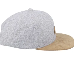 Suede Cap Grey Tweed Snapback - Reell