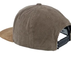 Suede Cap Olive Corduroy Snapback - Reell