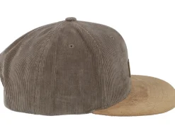 Suede Cap Olive Corduroy Snapback - Reell