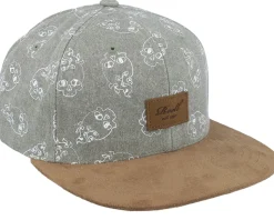 Suede Grim Grey Snapback - Reell