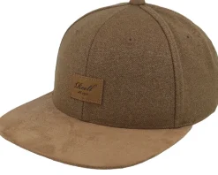 Suede Latte Brown Snapback - Reell