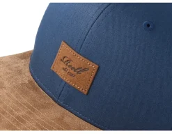 Suede Navy Snapback - Reell