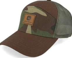 Sueded Patch Green/Camouflage/Brown Trucker - John Deere