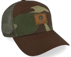 Sueded Patch Green/Camouflage/Brown Trucker - John Deere