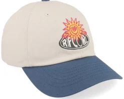 Sun Buzzed Cap Stone/Washed Navy Dad Cap - Rip Curl