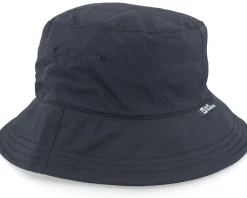 Sun Hat Black Bucket - Jack Wolfskin