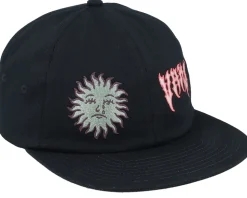 Sunface Jockey Black Strapback - Vans