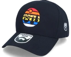 Sunset Logo Black A-Frame Adjustable - Bearded Man