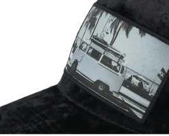 Surf Van Velvet Black A-frame Trucker - Calza Pennello
