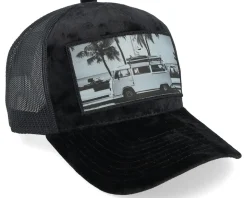Surf Van Velvet Black A-frame Trucker - Calza Pennello