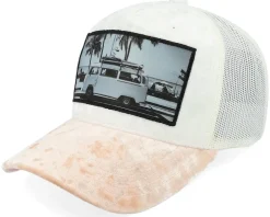 Surf Van Velvet Green/Ivory A-frame Trucker - Calza Pennello
