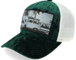 Surf Van Velvet Green/Ivory A-frame Trucker - Calza Pennello
