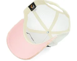 Surf Van Velvet White/Peach/Ivory A-frame Trucker - Calza Pennello