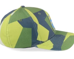 Sverige Sweden Army Badge M90 Camo Flexfit - Army Head