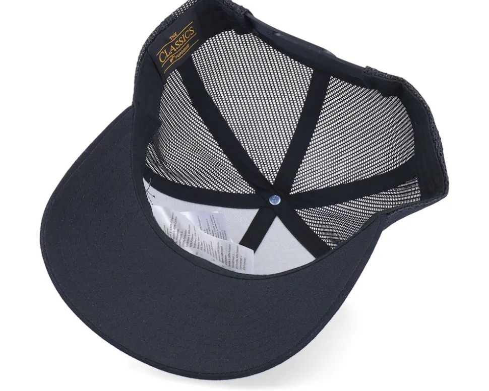 Sverige Sweden Color Army Skull Black Trucker - Army Head