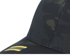 Sverige Sweden Color Army Skull Multicam Black Trucker - Army Head
