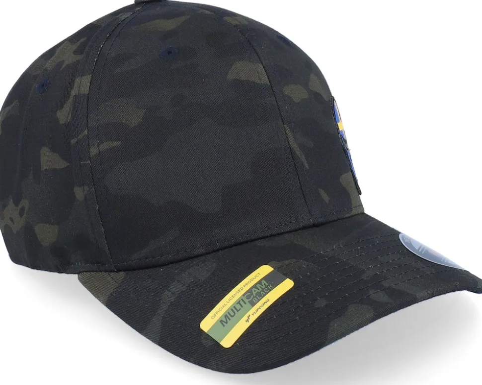 Sverige Sweden Color Army Skull Multicam Flexfit - Army Head