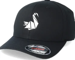 Swan Black/White Flexfit - Origami