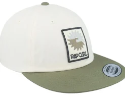 Swc Art Badge Cap Bone Strapback - Rip Curl