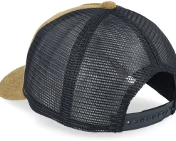 Swedish Jämtland Landscape Caramel/Black A-frame Trucker - Wild Spirit