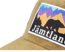 Swedish Jämtland Landscape Caramel/Black A-frame Trucker - Wild Spirit