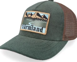 Swedish Värmland Landscape Green Snapback - Wild Spirit