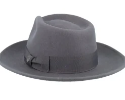 Swindle Convertabrim Grey/Grey Fedora - Brixton