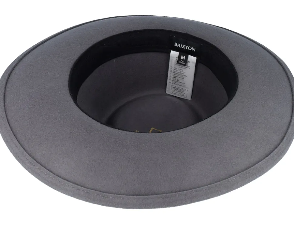 Swindle Convertabrim Grey/Grey Fedora - Brixton