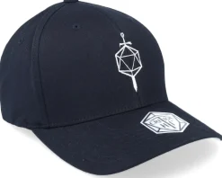 Sword D20 Dice Black Flexfit - Critiql Hit