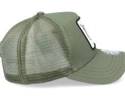 Sword Shield Dice Patch Olive Trucker - Critiql Hit