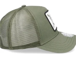 Swords And Dice D20 Patch Olive Trucker - Critiql Hit