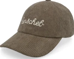 Sylas Chain Stitch Cap Bungee Corduroy/White Dad Cap - Herschel