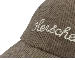 Sylas Chain Stitch Cap Bungee Corduroy/White Dad Cap - Herschel