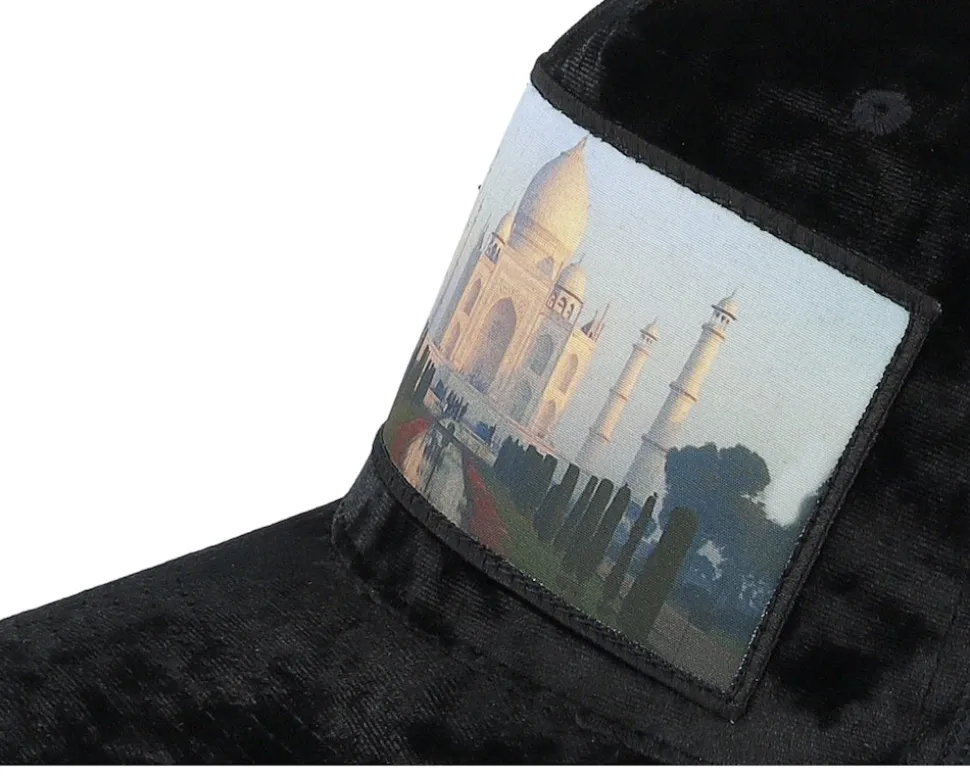 Taj Mahal Velvet Black A-frame Trucker - Calza Pennello