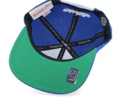 Tampa Bay Lightning Retro Lock Up Blue Snapback - Mitchell & Ness