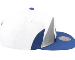 Tampa Bay Lightning Vintage Sharktooth White/Blue Snapback - Mitchell & Ness