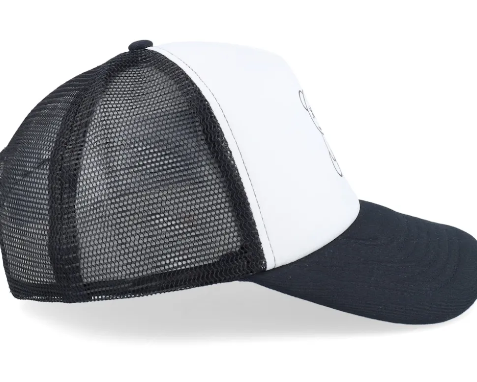 Teddy White/Black Foam Trucker - Iconic